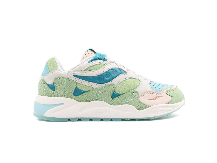 SAUCONY GRID SHADOW 2 CREEK MARSH GREEN TAN