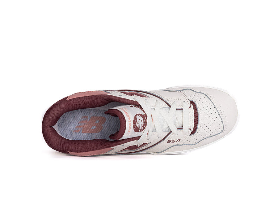 NEW BALANCE 550 WHITE RED PINK