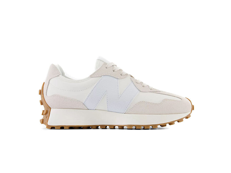 NEW BALANCE W327 WHITE GUM SOLE