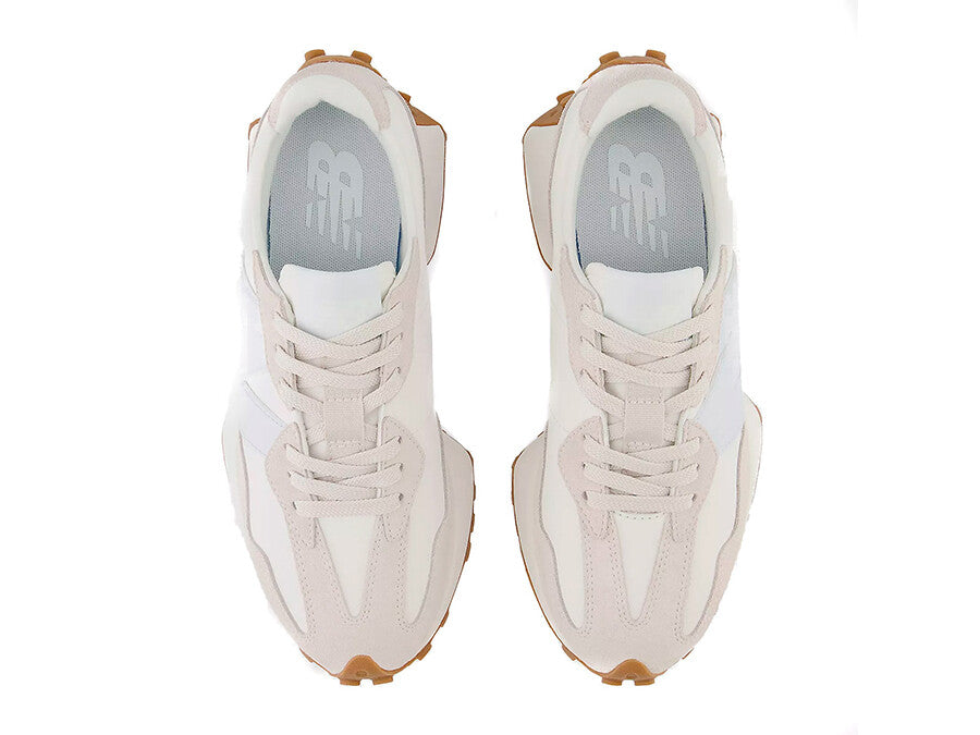 NEW BALANCE W327 WHITE GUM SOLE