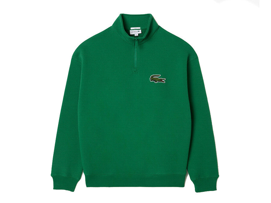 SUDADERA LACOSTE ZIP GREEN ROCKET