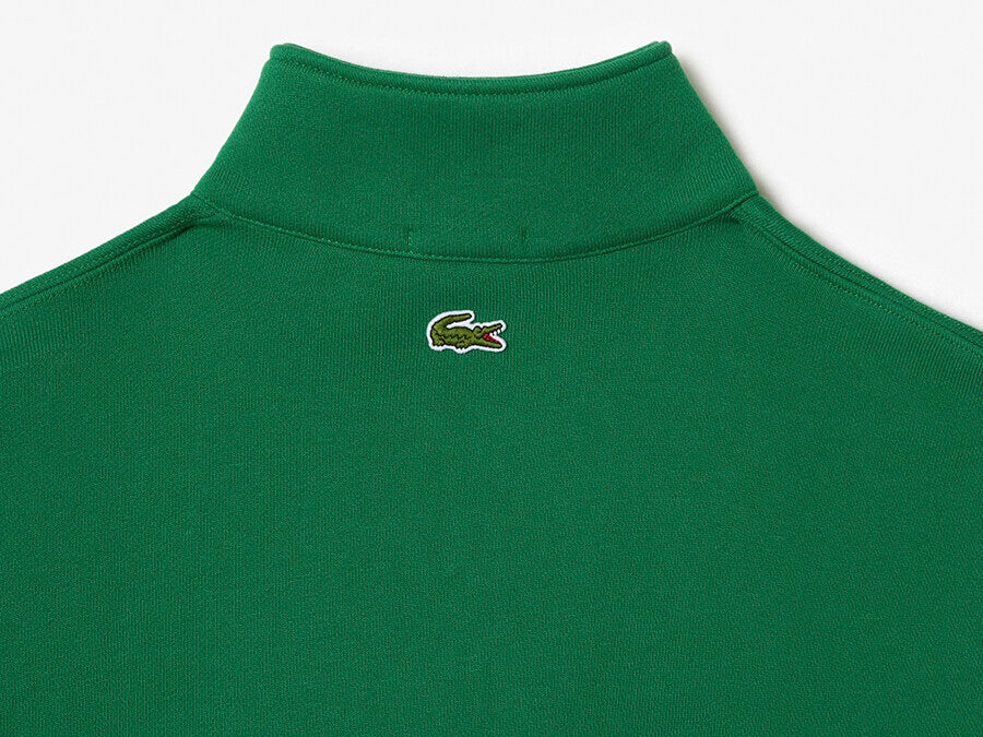 SUDADERA LACOSTE ZIP GREEN ROCKET