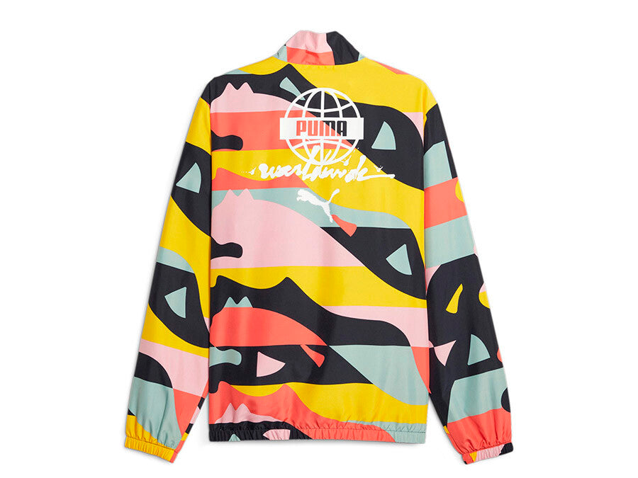 PUMA SWXP PUMA WORLDWIDE WOVEN JACKET BLACK