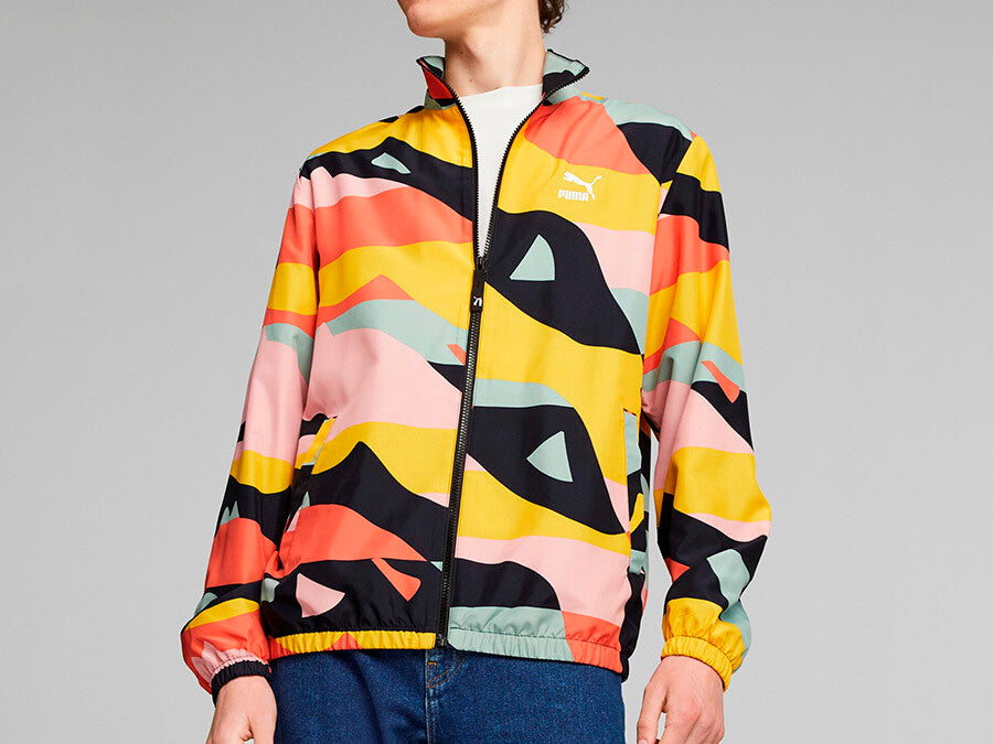 PUMA SWXP PUMA WORLDWIDE WOVEN JACKET BLACK