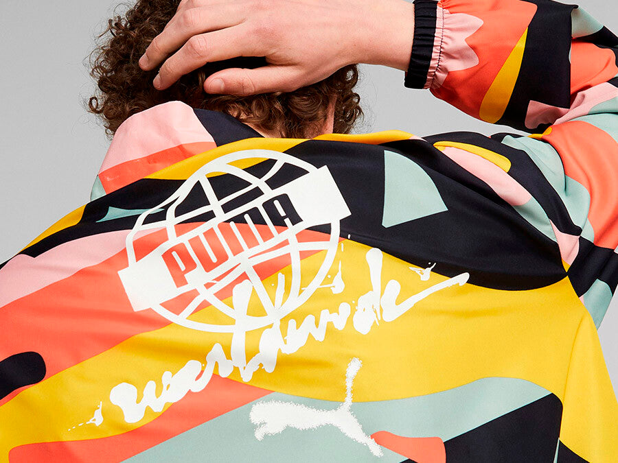 PUMA SWXP PUMA WORLDWIDE WOVEN JACKET BLACK