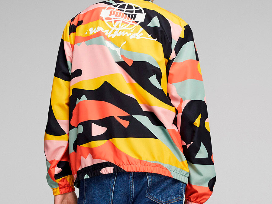 PUMA SWXP PUMA WORLDWIDE WOVEN JACKET BLACK