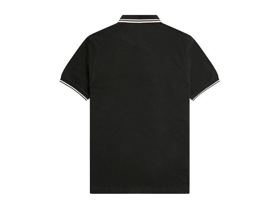 POLO FRED PERRY TWIN TIPPED CLARET WHITE