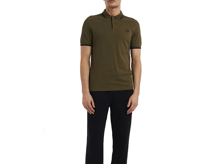 POLO FRED PERRY TWIN TIPPED UNIFORM GREEN