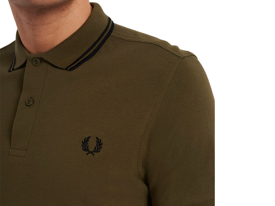 POLO FRED PERRY TWIN TIPPED UNIFORM GREEN