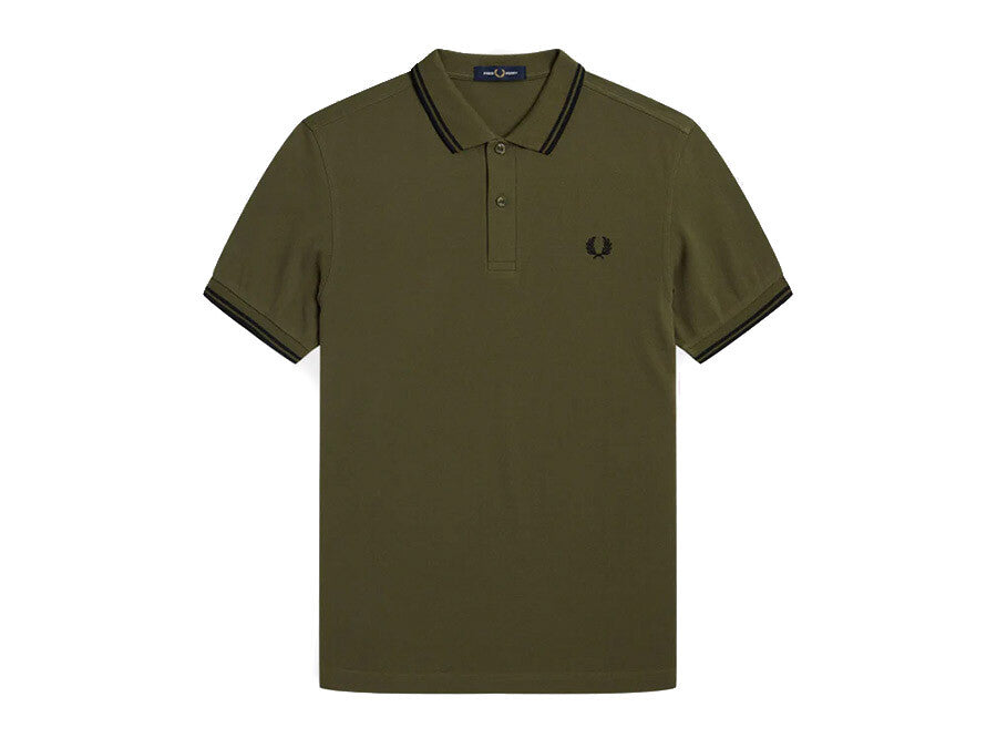 POLO FRED PERRY TWIN TIPPED UNIFORM GREEN