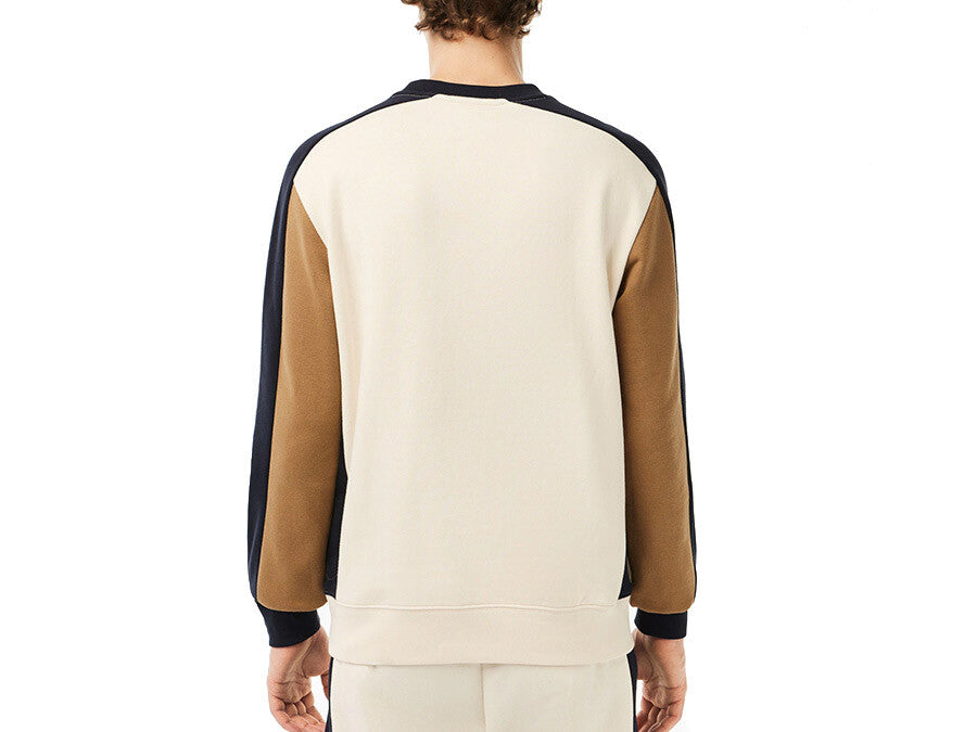 SUDADERA LACOSTE CREW CLOURBLOCK