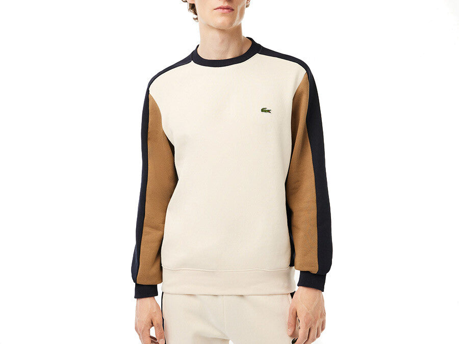 SUDADERA LACOSTE CREW CLOURBLOCK