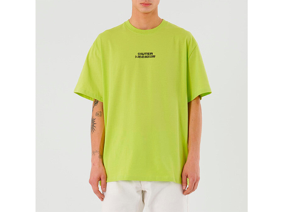 CAMISETA IUTER HORSES TEE LIME