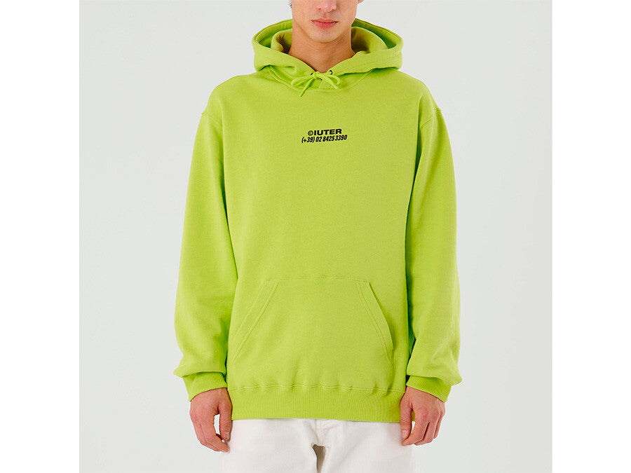 SUDADERA IUTER HORSES LIME
