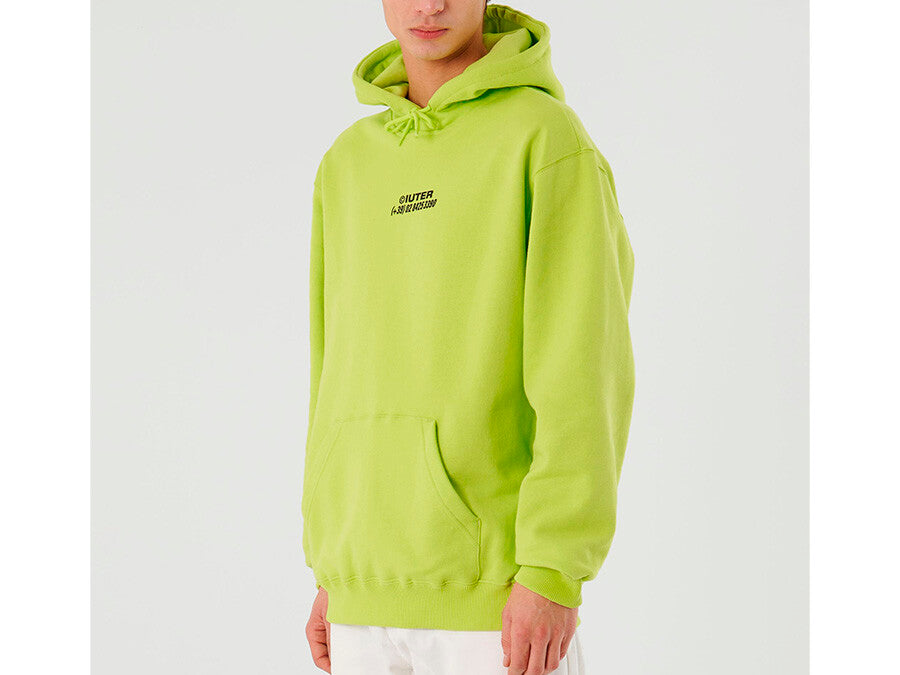SUDADERA IUTER HORSES LIME