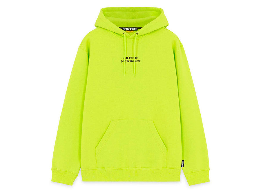 SUDADERA IUTER HORSES LIME