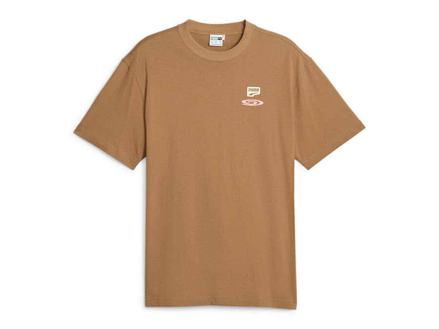 PUMA DOWNTOWN GRAPHIC TEE BEIGE
