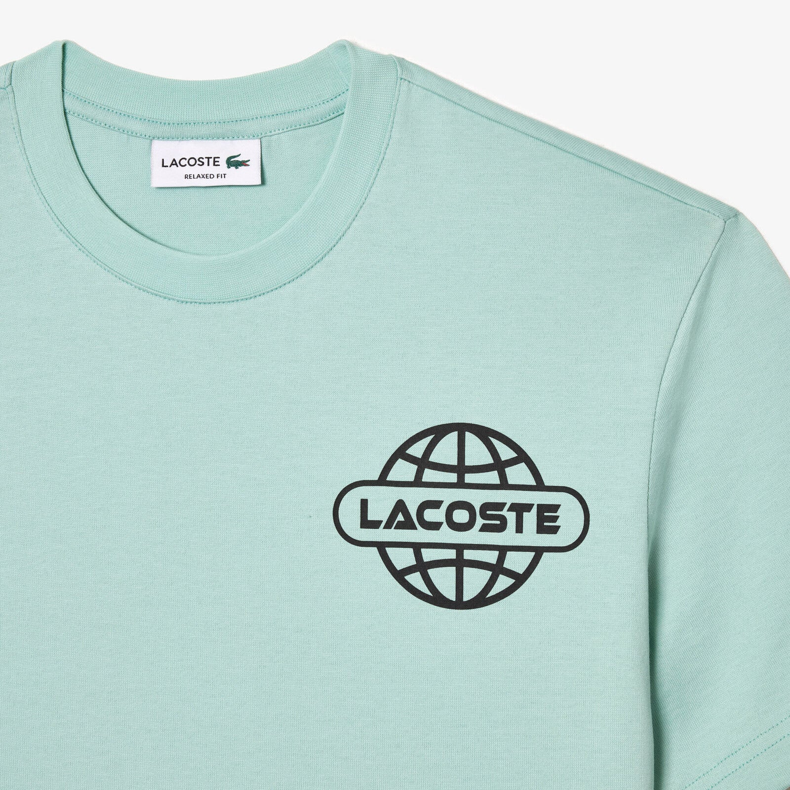 CAMISETA LACOSTE PRINT PASTILLE MINT