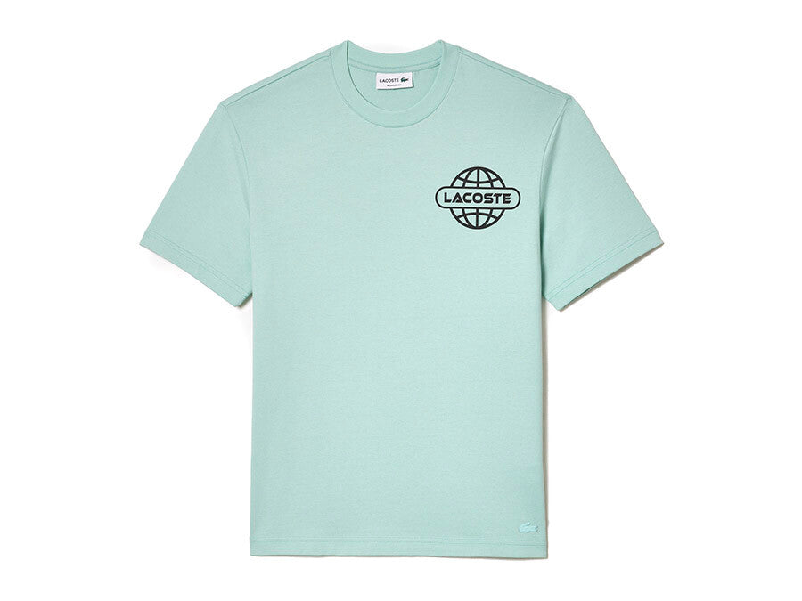 CAMISETA LACOSTE PRINT PASTILLE MINT