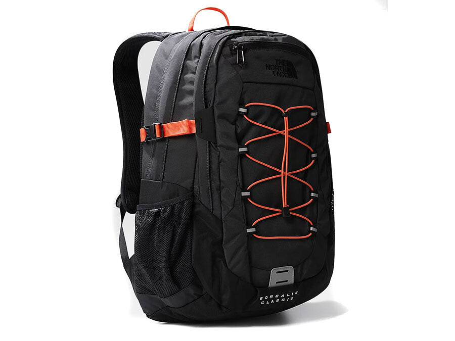 MOCHILA TNF BOREALIS CLASSIC GREY ORANGE