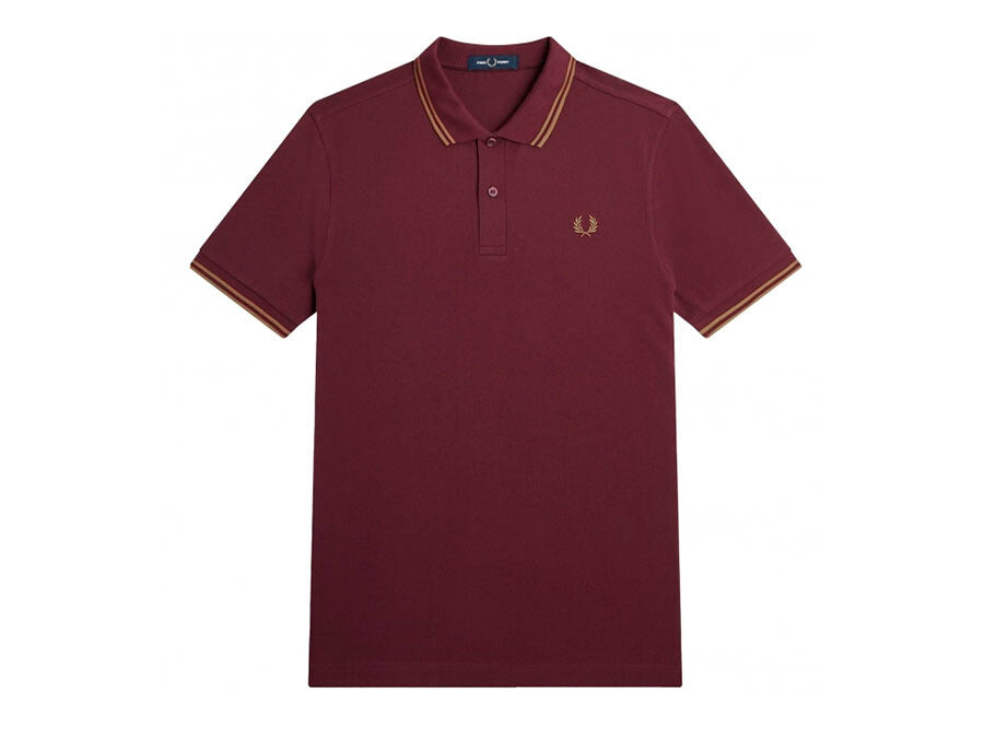 POLO FRED PERRY TWIN TIPPED WHITE