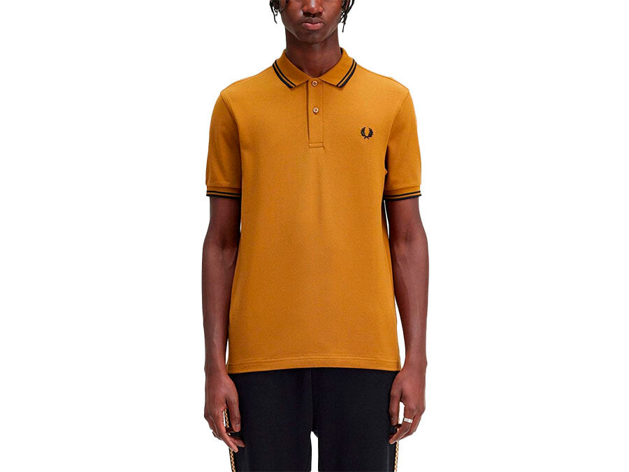 POLO FRED PERRY TWIN TIPPED WHITE