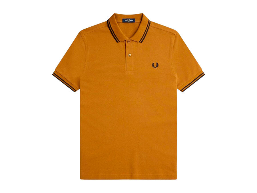 POLO FRED PERRY TWIN TIPPED WHITE