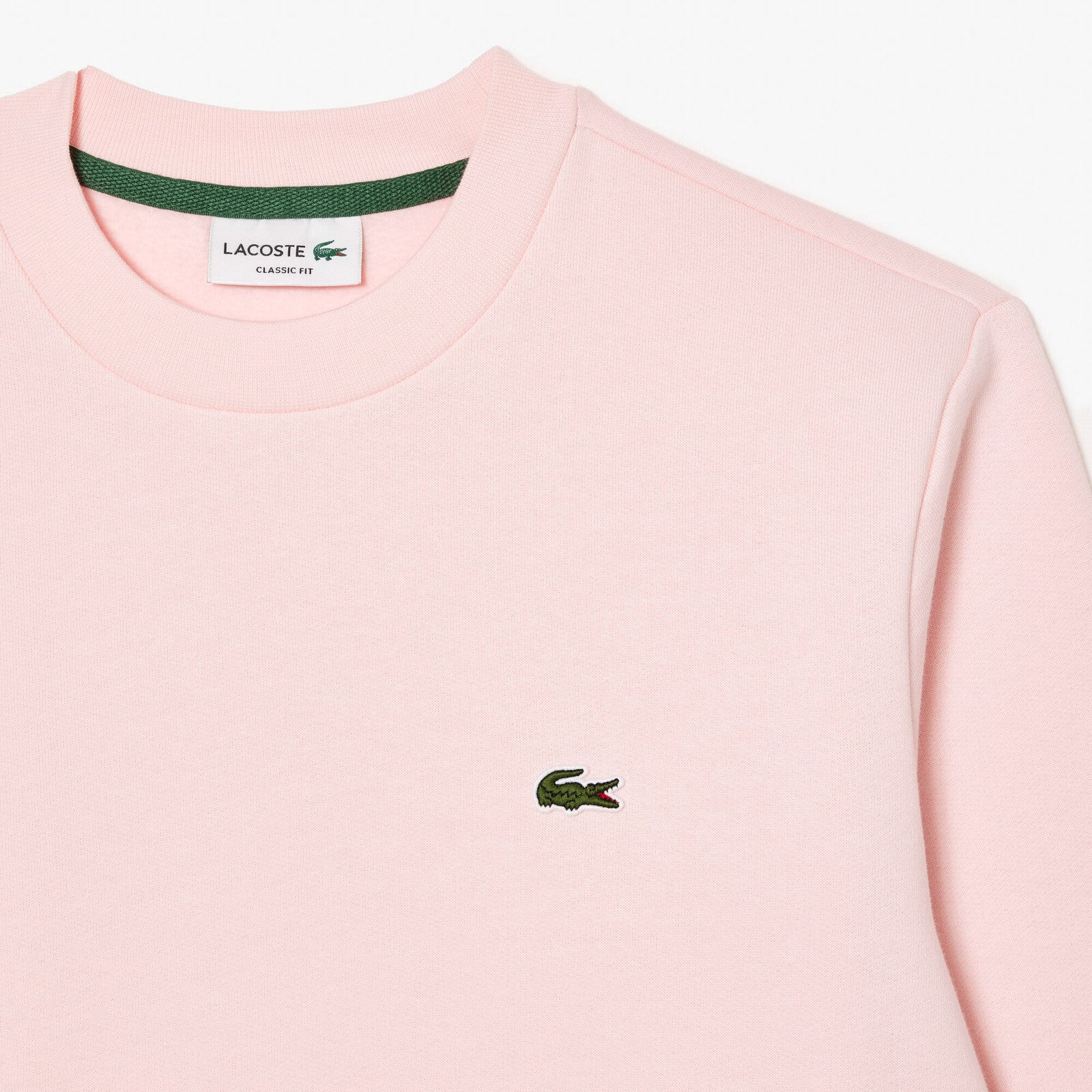 SUDADERA LACOSTE CREW FLAMINGO