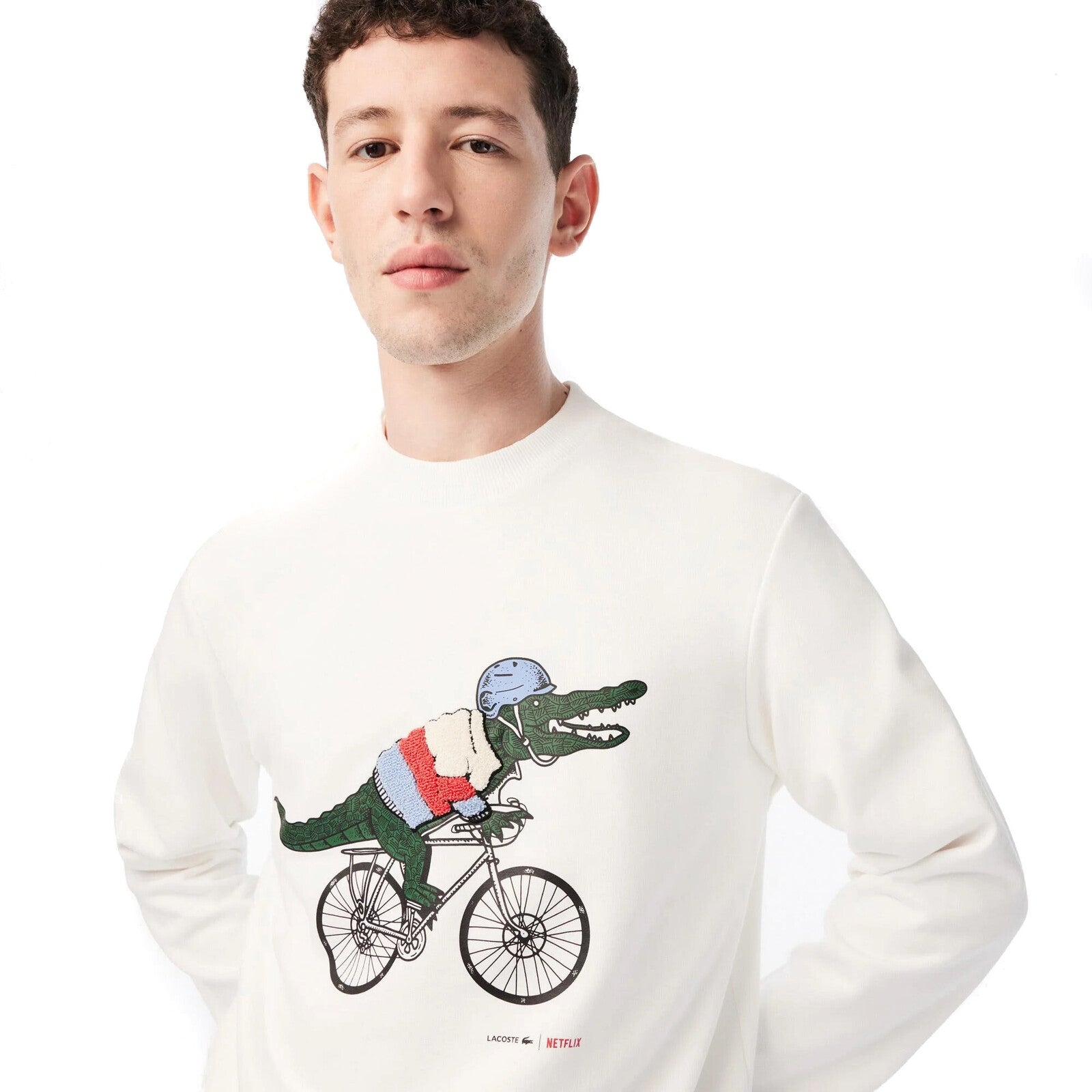 SUDADERA NETFLIX X LACOSTE STRANGER THINGS