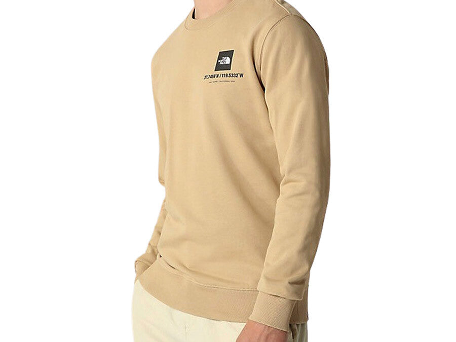 SUDADERA TNF COORDINATES CREW - EU KHAKI STONE