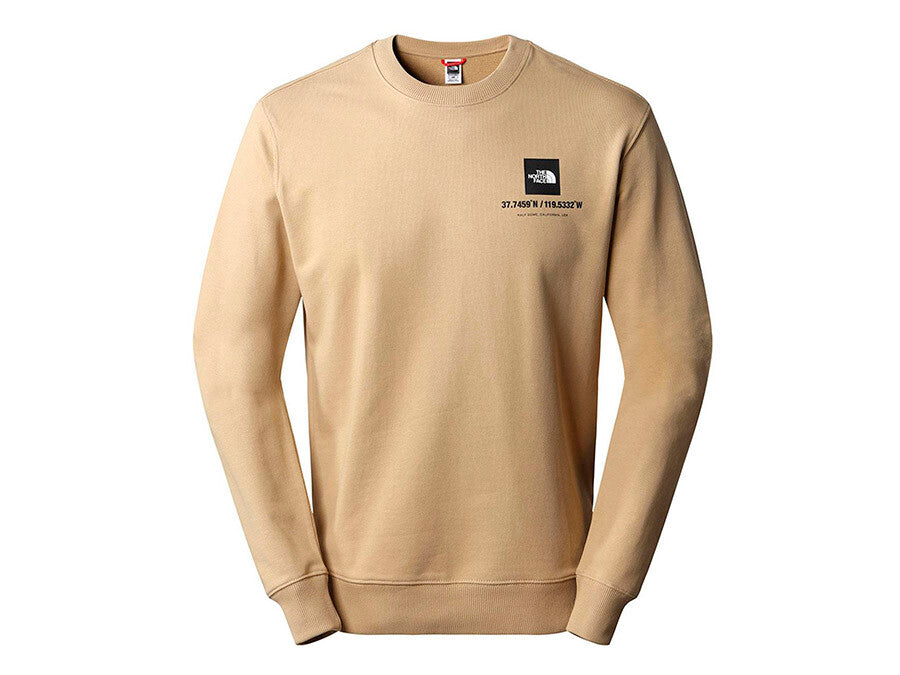 SUDADERA TNF COORDINATES CREW - EU KHAKI STONE