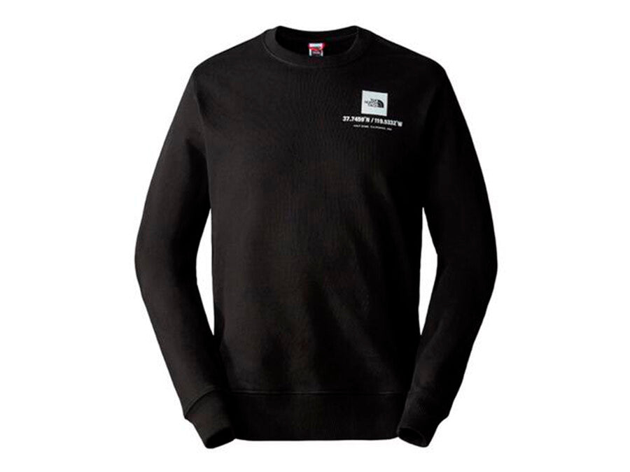 SUDADERA TNF COORDINATES CREW - EU TNF BLACK