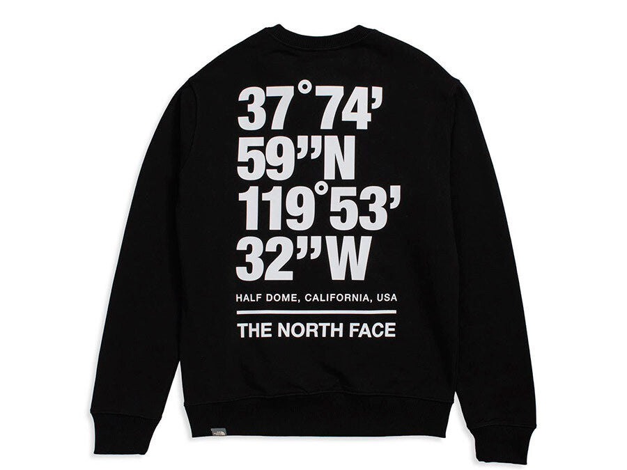 SUDADERA TNF COORDINATES CREW - EU TNF BLACK