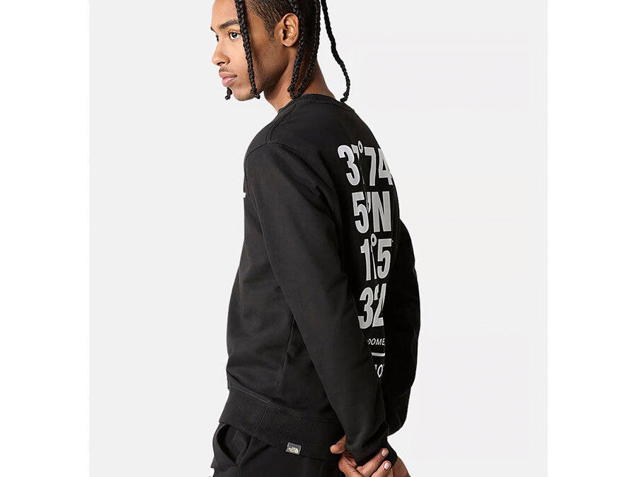 SUDADERA TNF COORDINATES CREW - EU TNF BLACK