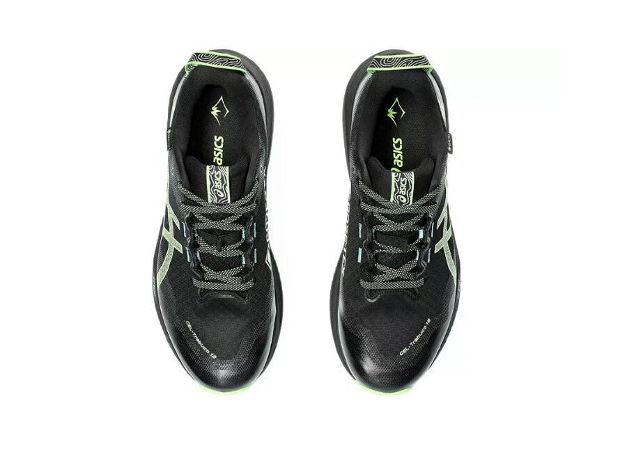 ASICS GEL-TRABUCO 12 GTX BLACK ILLUMINATE GREEN