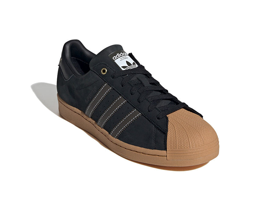 ADIDAS SUPERSTAR GTX BLACK GUM SOLE