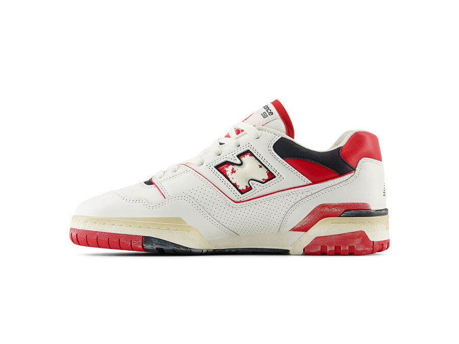 NEW BALANCE 550 SEA SALT WHITE RED