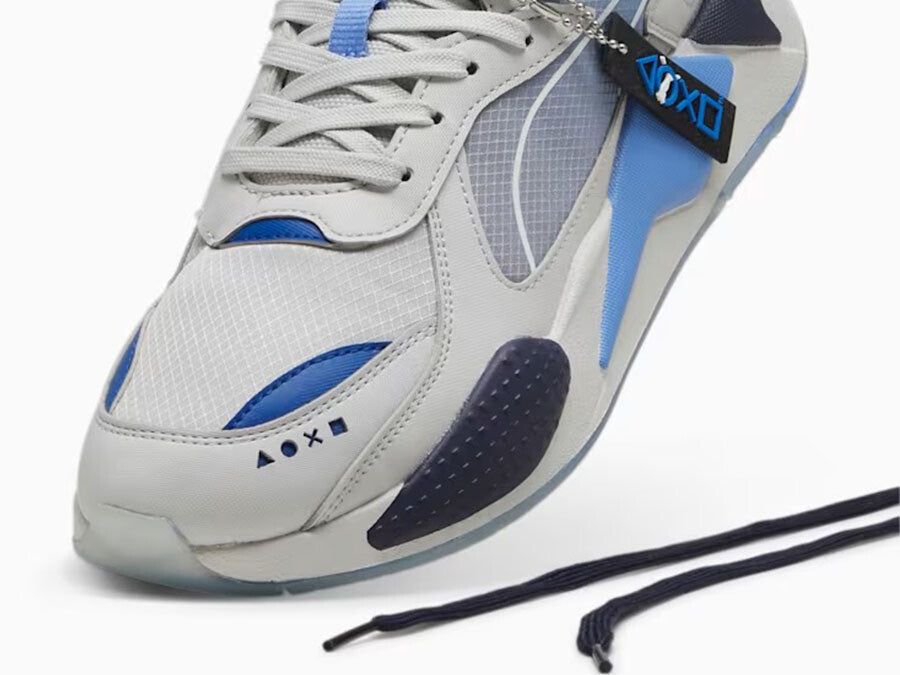PUMA RS-X PLAYSTATION GLACIAL GRAY-BLUE