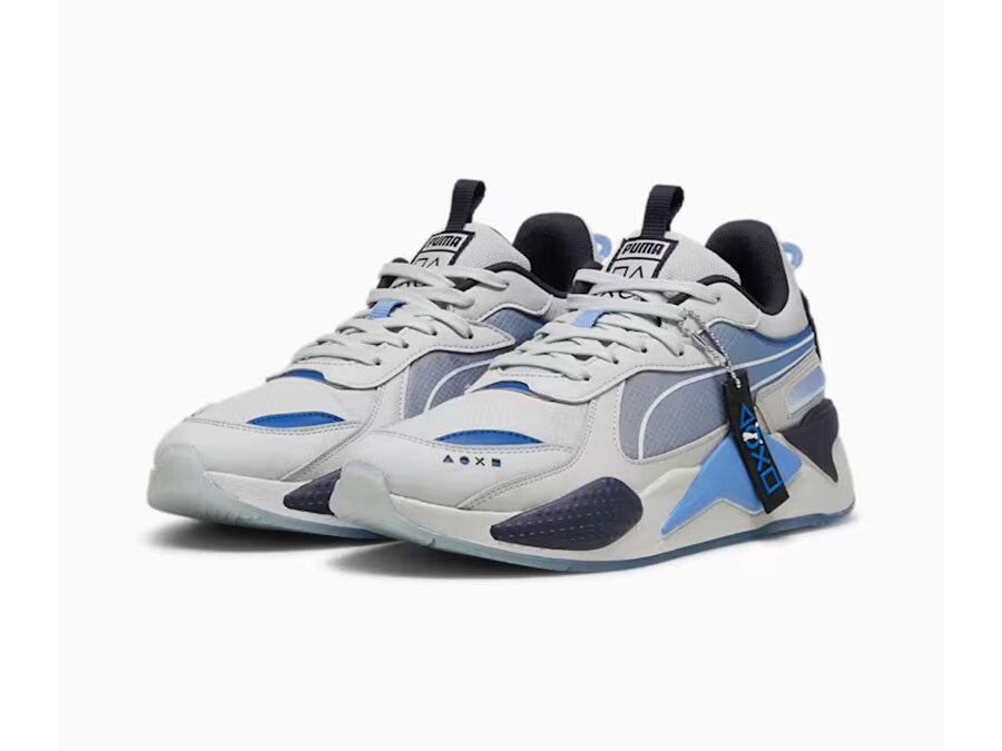 PUMA RS-X PLAYSTATION GLACIAL GRAY-BLUE