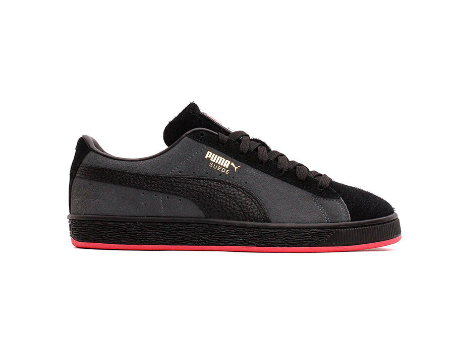 PUMA SUEDE STAPLE BLACK-SHADOW GRAY