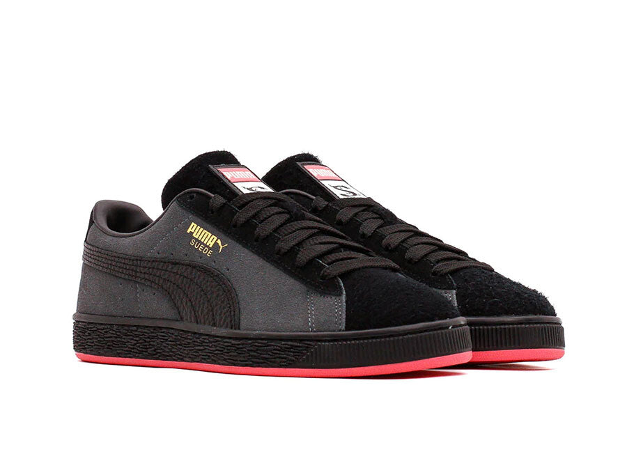 PUMA SUEDE STAPLE BLACK-SHADOW GRAY