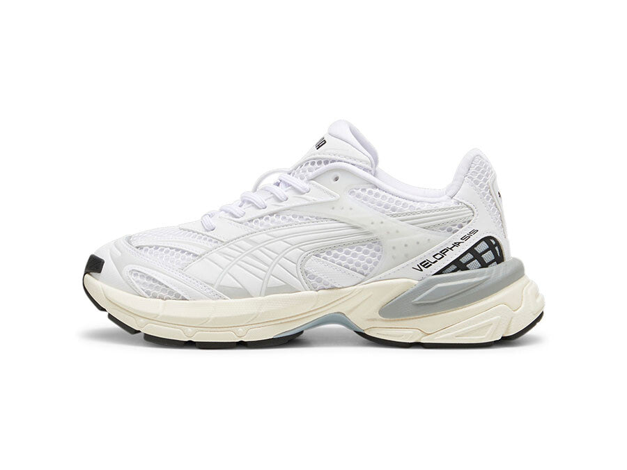 PUMA VELOPHASIS WHITE-COOL MID GRAY
