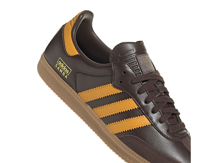 ADIDAS SAMBA OG BROWN YELLOW