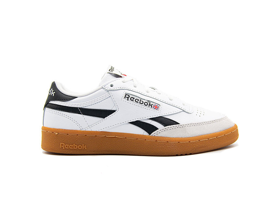 REEBOK CLUB C REVENGE VINTAGE WHITE BLACK GUM