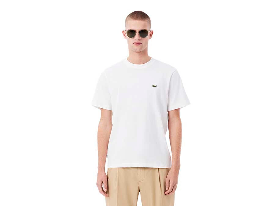 CAMISETA LACOSTE BLANCA CLASSIC FIT