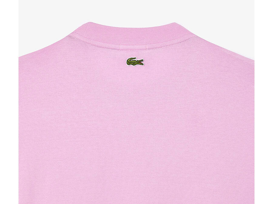 CAMISETA LACOSTE CROC 80S ROSA