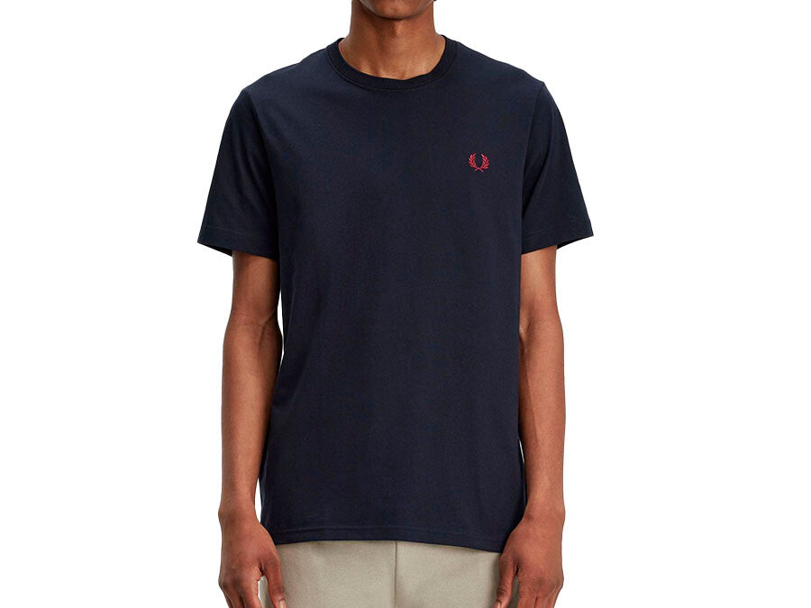 CAMISETA FRED PERRY CREW NECK NAVY