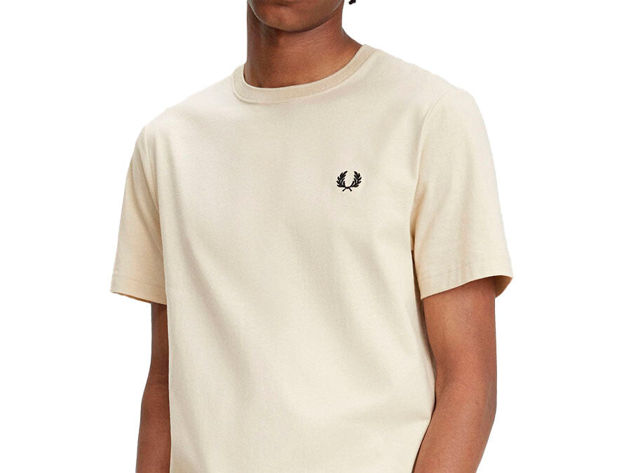 CAMISETA FRED PERRY CREW NECK OATMEAL