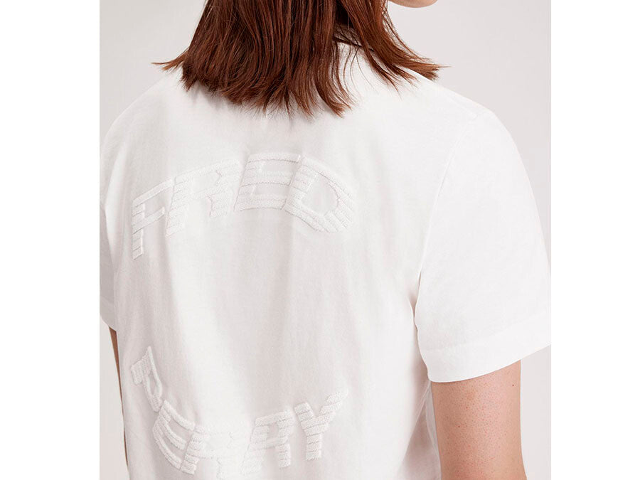 CAMISETA FRED PERRY WARPED GRAPHIC GREEN
