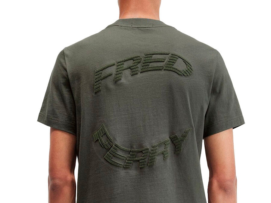 CAMISETA FRED PERRY WARPED GRAPHIC WHITE